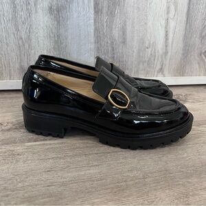 Banana Republic Luz Lug Sole Chunky Loafer Women’s 8.5 Leather Quiet Luxury